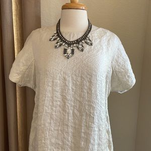 Cream iridescent blouse